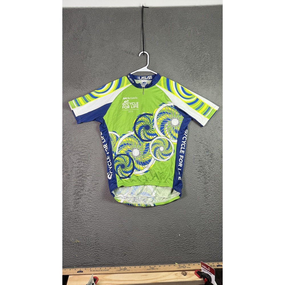 Voler Cycle For Life Jersey Mens‎ XL Cystic Fibrosis Foundation 2015 USA Cycling